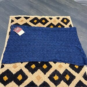 NWT Pure Alpaca Neck Gaiter Blue 100% Alpaca